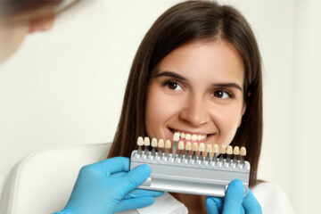 smiling girl after getting dental veneers in Whitby, Ontario